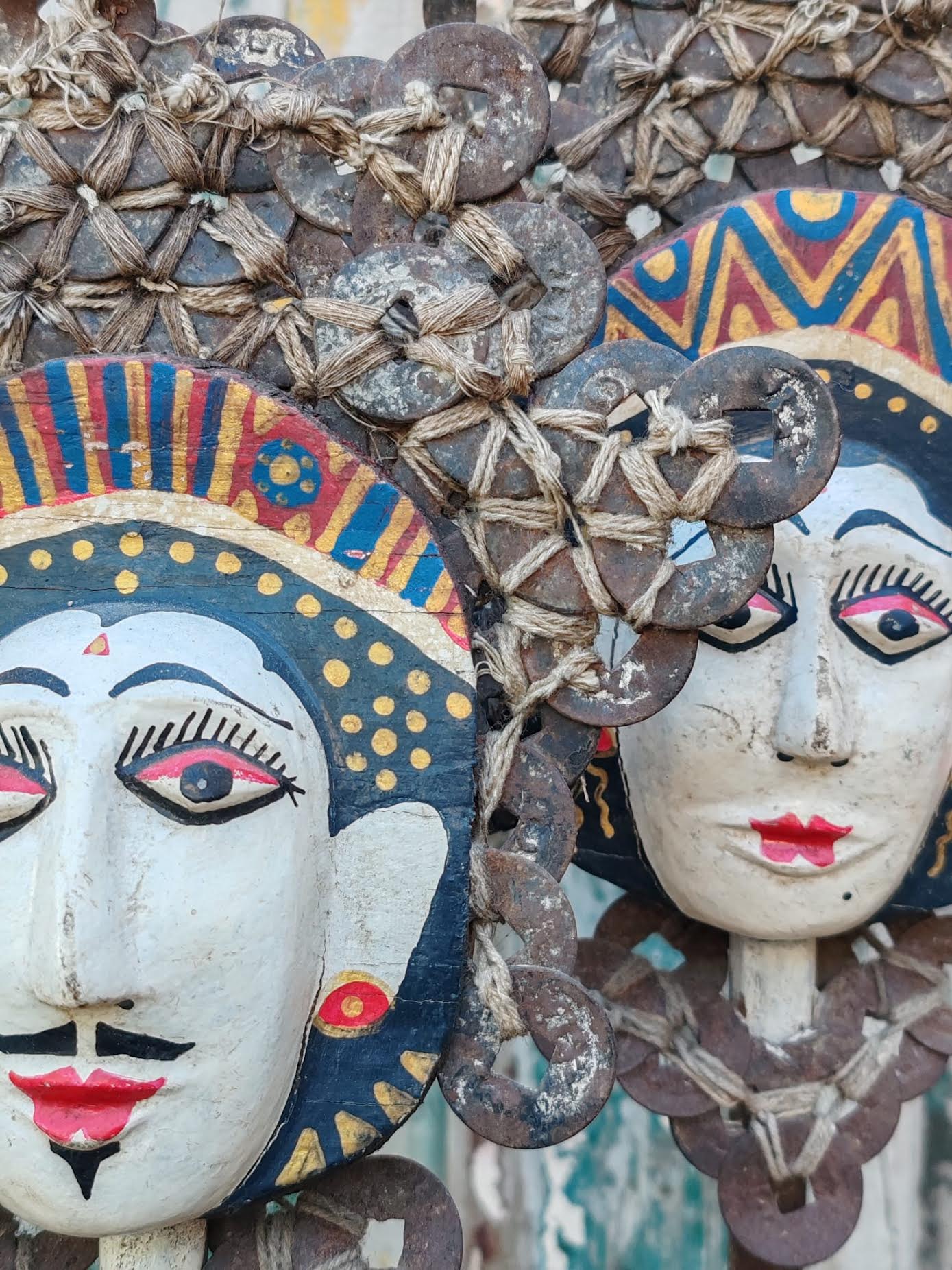 Ornements coiffure de Cérémonie balinaise (Indonésie)