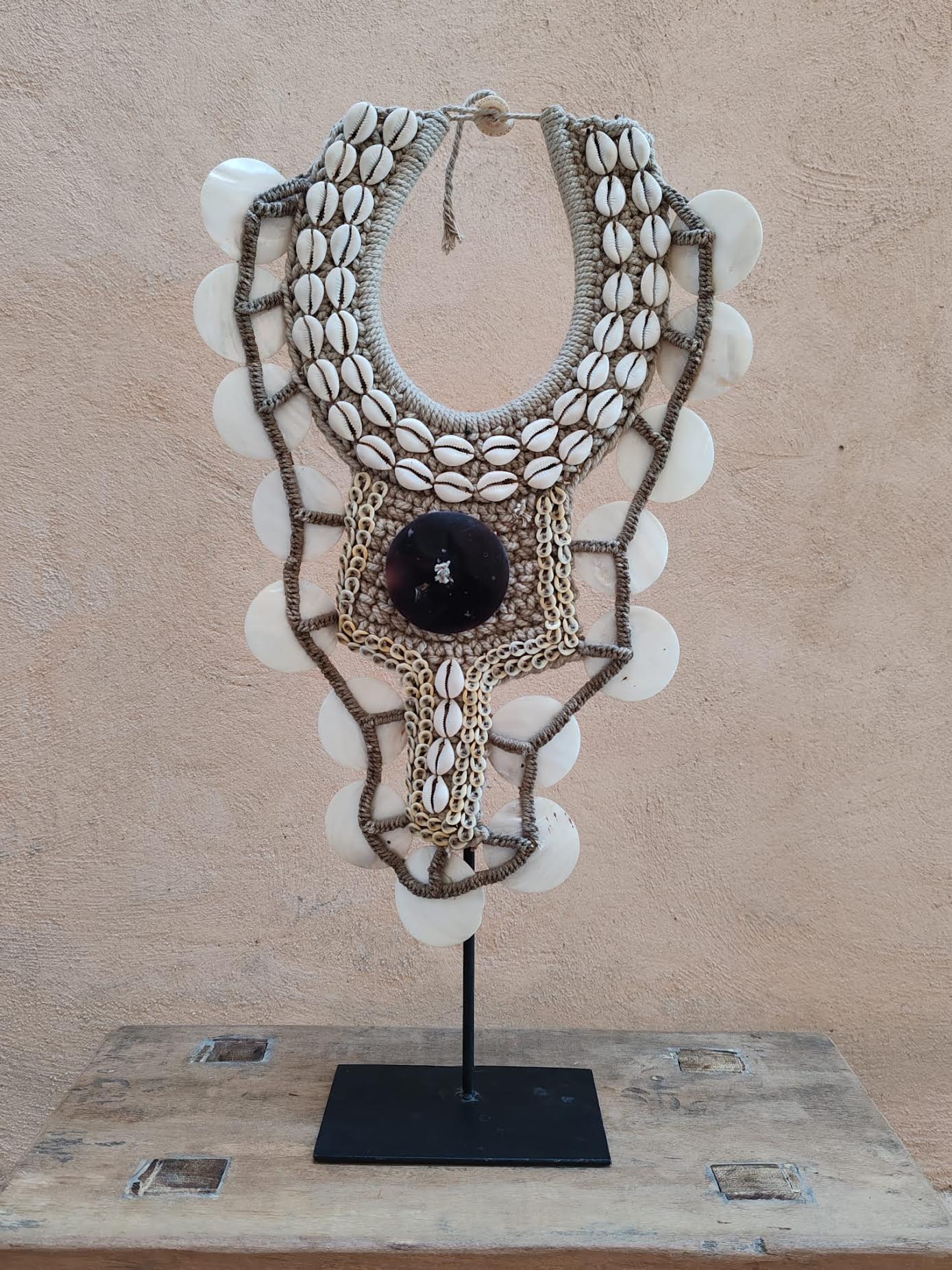 Collier plastron en coquillages – Indonésie (Timor / Sumba)