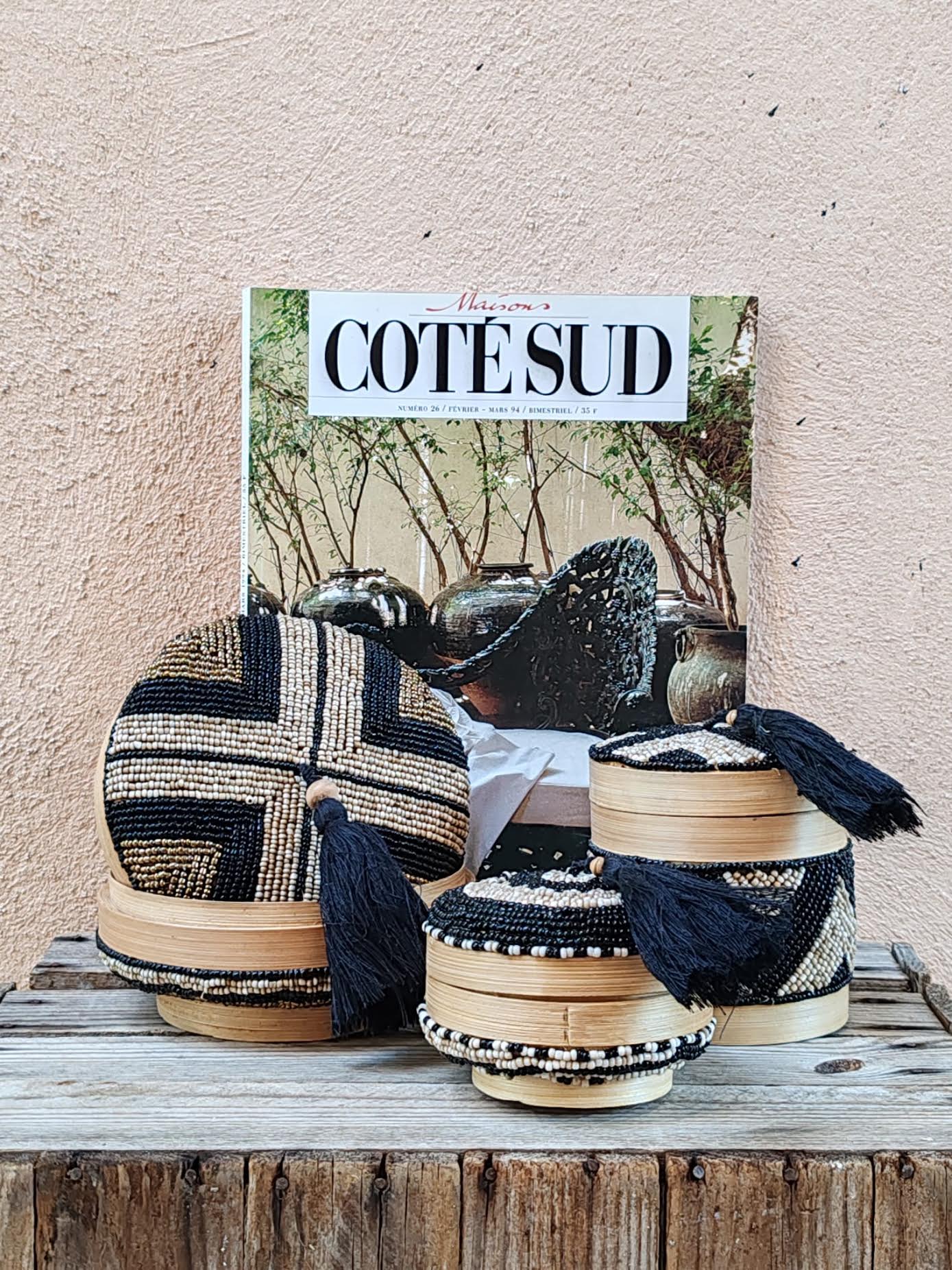 Boites à Offrandes Noir Beige