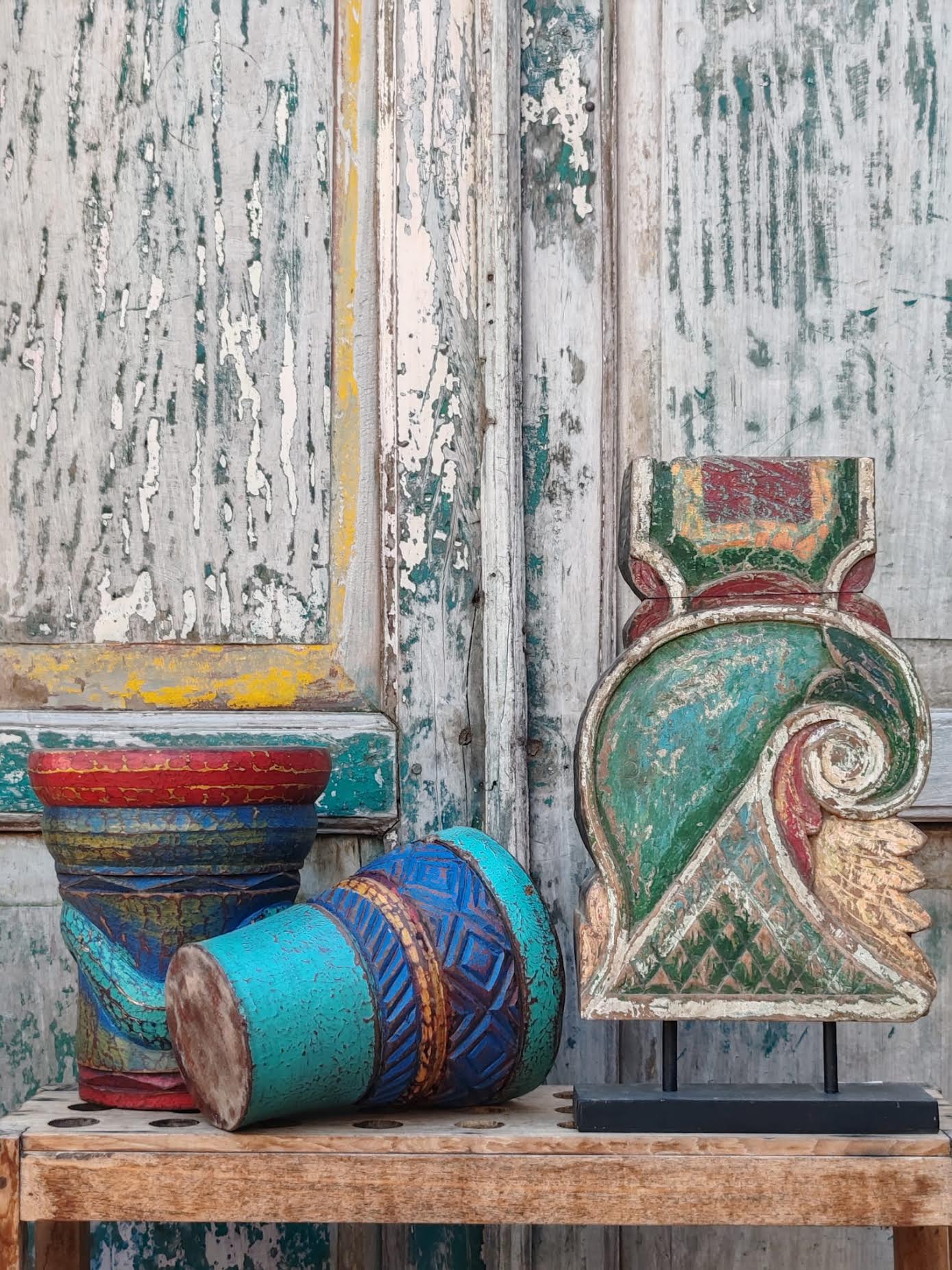 Objets décoratifs anciens d’Indonésie