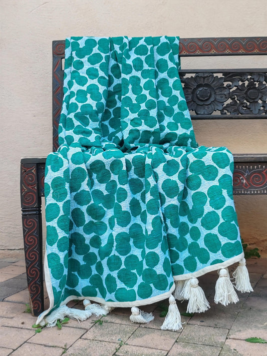 Plaid 100% coton